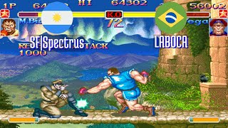 FT5 @ssf2xjr1: SF|Spectrus (AR) vs LABOCA (BR) [Super SF II X ssf2x ssf2 Fightcade] Aug 18