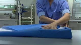 How to Fold Sterilisation Wrap: Envelope Method screenshot 5