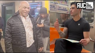 Mike Tyson Keeps Promise \& Rides NYC Subway With Ryan Garcia After Beating Devin Haney