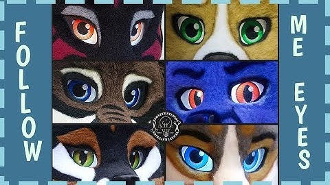 Fursuit Follow Me Eyes Compilation - NeonFurStudios Edition