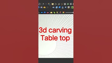 3d carving design table top #cncsoftware #cncwoodworking  #tabletop #3dsmax #cnc #carveout #carvedto