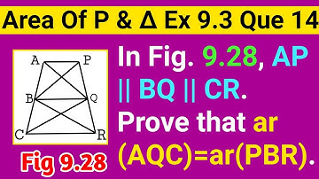 Class 9th Maths Chapter 9 Exercise 9.3 Question Number 14 | Class 9th Exercise 9.3 Question 14
