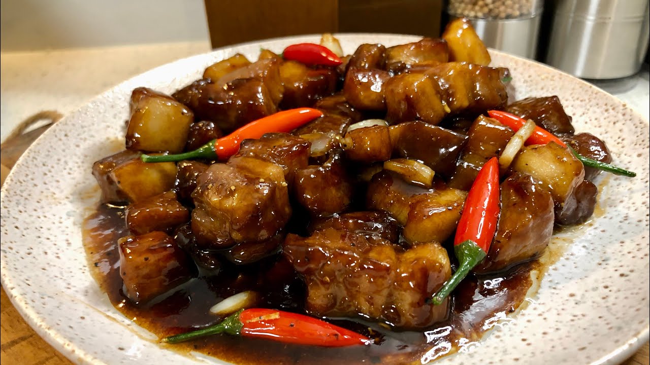 PORK AT OYSTER SAUCE LANG, MAY MASARAP NA ULAM AT PULUTAN KANA! FRIED
