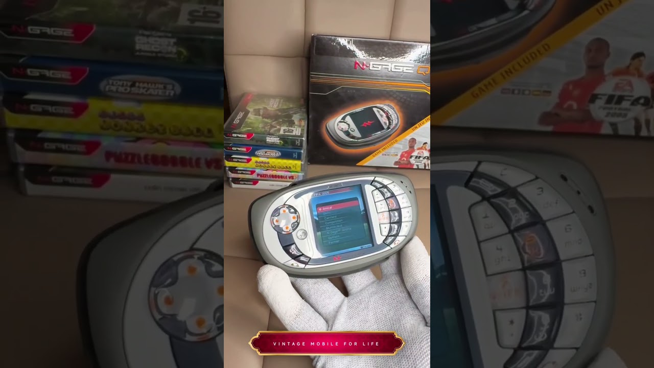 N-Gage QD is a handheld game console & smartphone, Released by Nokia in 2004 