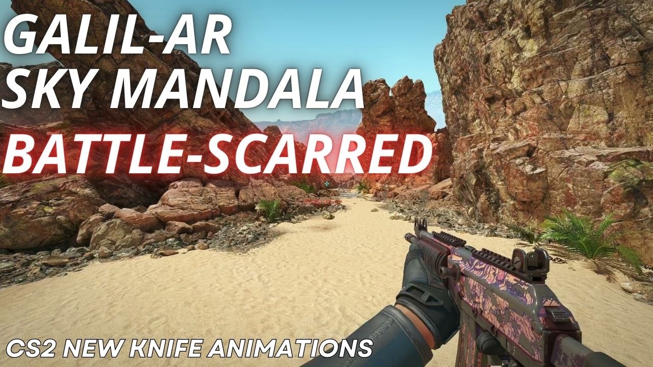 Galil-AR Sky Mandala (Battle-Scarred) | CS2 Skin Showcase
