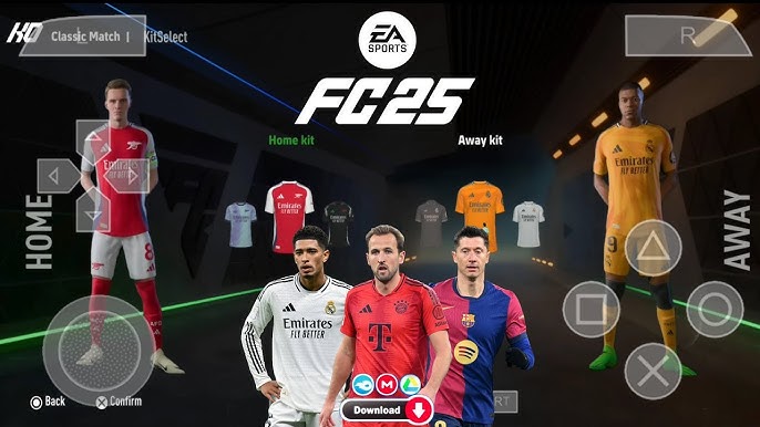 Télécharger FIFA 2025 PPSSPP Mod 14 FC 25 PSP Iso Save Data Textures 2 FIFA 2025 PPSSPP ORIGINAL OFFLINE DOWNLOAD| EA FC 25 PSP UPDATE FULL KITS 25 & TRANSFERS 4K GRAPHICS - YouTube