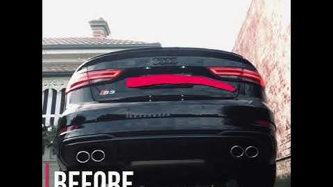 2018 Audi S3 Resonator Delete
