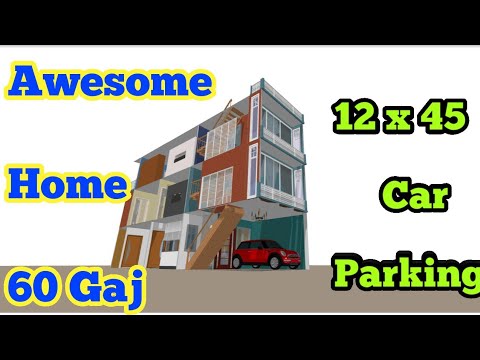 12-x-45-house-design-with-car-parking-||-beautifull-small-house-design-with-car-parking-||-dhd-homes