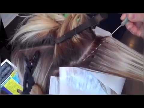 Прикорневое мелирование на отросшие корни схема