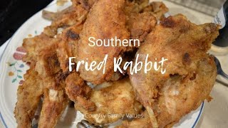 Southern Fried Rabbit (and Homemade Biscuits)