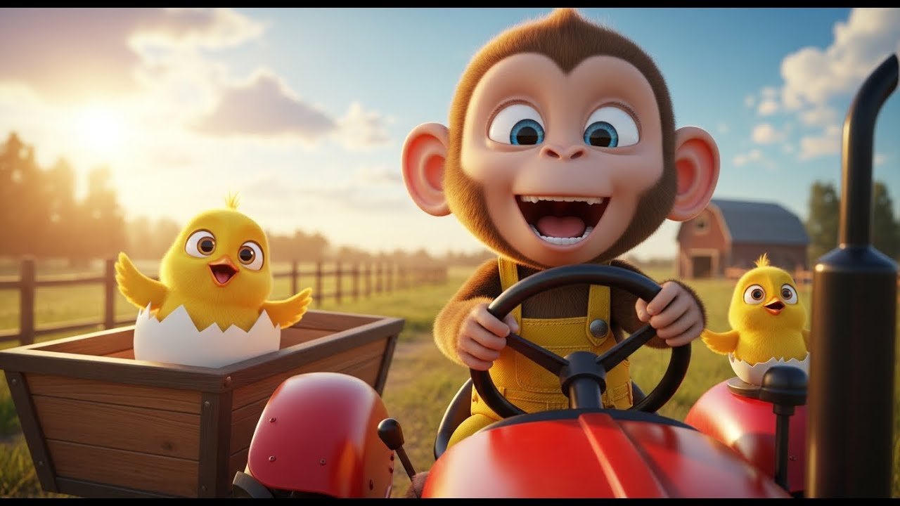 Monkey Kid’s BIG Farm Adventure! 🐵🚜 Saving Friends, Giant Harvest & Secret Garden! | Baby Monkey