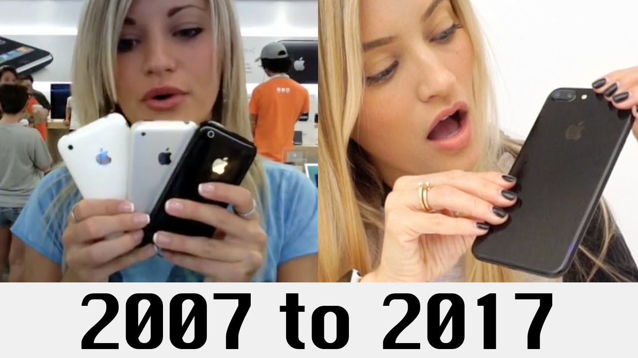 10 Years of iPhones | iJustine