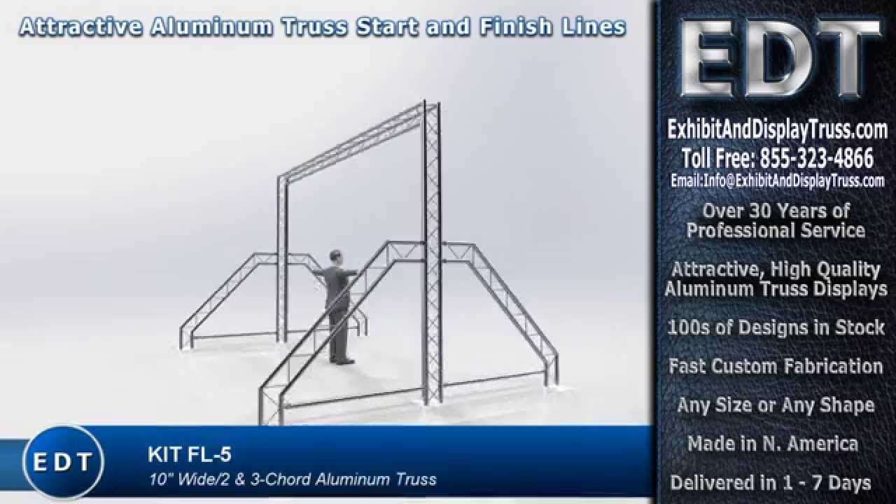 FL-5 Portable Arch Trussing Kit Start Finish Line Gantry Lightweight ...
