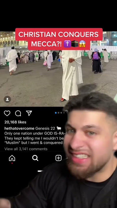 CHRISTIAN LIES To Enter MAKKAH!✝️🕋😱| Conquered Mecca?❌ #islam #muslim #christian #makkah #shorts