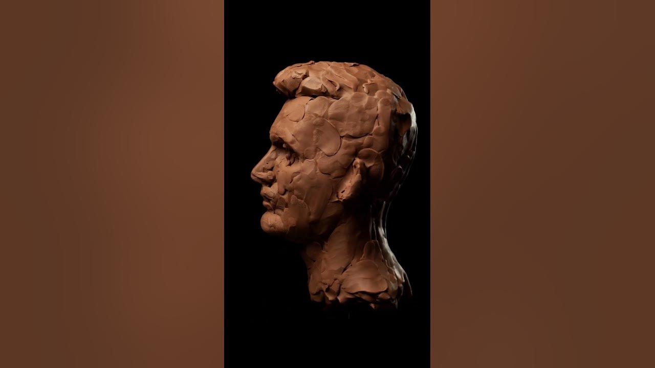 Self] My very first clay sculpting. : r/Sculpture