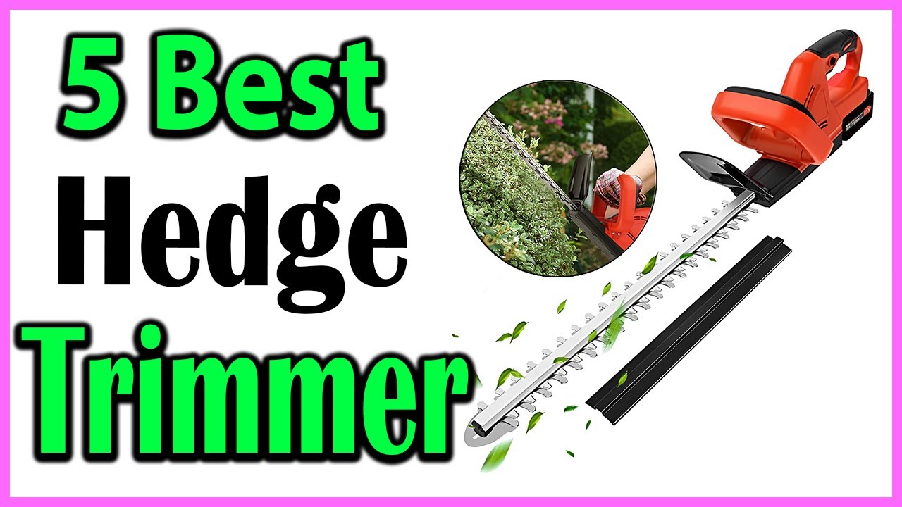 TOP 5 Best Cordless Hedge Trimmer Review 2024 - YouTube