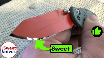 Full Sharpening of Limited Edition Red Benchmade 945 S90V on the TS Prof!