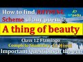A Thing of Beauty | Poem - 4 | Rhyming Scheme | Flamingo | John Keats | Class 12th | In Hindi🔥