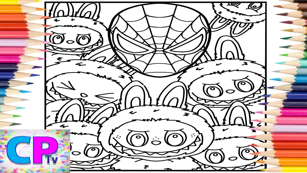 Labubu Dolls Protect Spiderman/Pop Mart/Labubu Coloring Pages/No Hero - On My Mind [NCS Music]