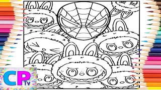 Labubu Dolls Protect Coloring Hero - On My Mind NCS Music