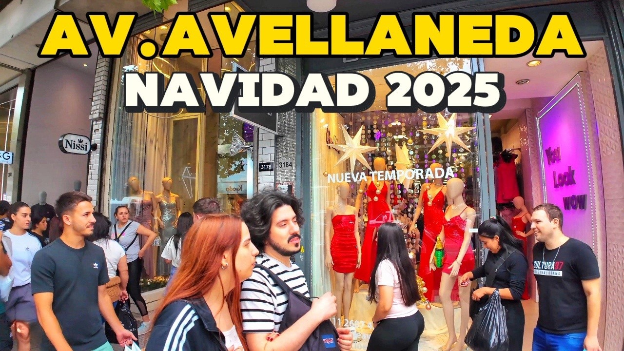 【4K】NAVIDAD en AV. AVELLANEDA - Buenos Aires, Flores | Av. Nazca, Bogotá Walking Tour