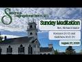 Sunday Meditation - August 23, 2026