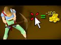 Runescape but every click costs 100 gold