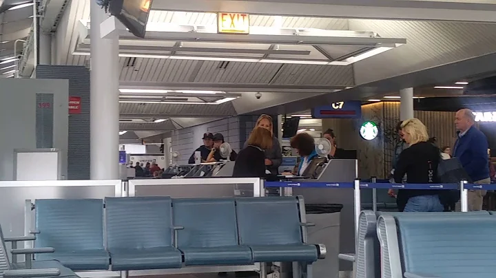 Blind elderly lady gets help from a stranger