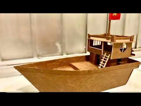 Video HƯỚNG DẪN CHẾ TẠO TÀU THUYỀN Bằng Giấy Carton Vô Cùng... - youtube
