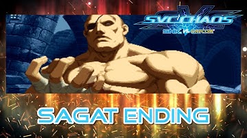 SNK vs. Capcom - SVC Chaos - Sagat Ending - Arcade