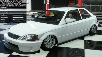 GTA 5 - Past DLC Vehicle Customization - Dinka Blista Kanjo (EK9 Honda Civic Type R)