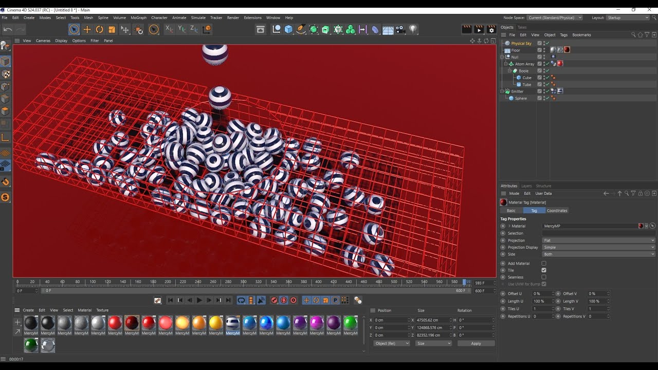 How to Control Particles with Dynamics Workflow using Cinema 4D ...