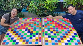 Puzzle sorting ball game challenging 2 player on multiple game boards screenshot 3