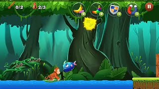 Petualangan Monyet di Hutan Mencari Banana - Permainan Anak Seru Jungle Monkey Run screenshot 2