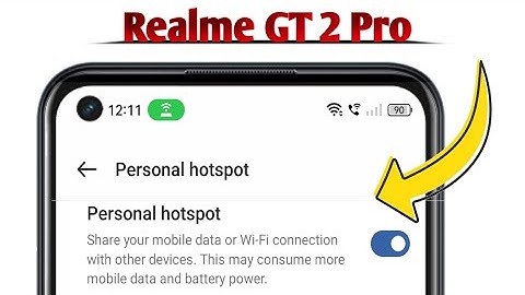 Hotspot Not Working on Realme GT 2 Pro Problem Solved