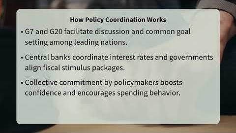 Why Is Global Policy Coordination Crucial For Avoiding Deflation?