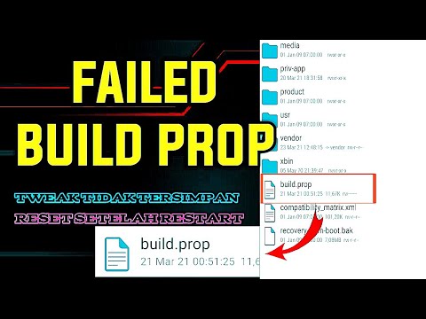CARA MENGATASI ERROR/GAGAL EDIT BUILD PROP DI ANDROID | TWEAK RAM BUILD PROP