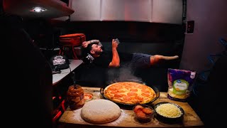 Solo Overnight Truck Camping With Homemade Pizza