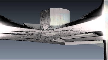 X-ray CT of out-of-plane in-situ quasi-static impact (blocked sequence) Part 41
