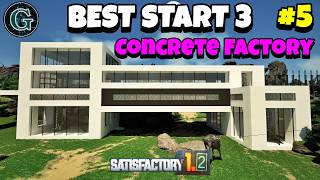 Concrete Factory 3 Nodes Satisfactory 1.2 Best Start 3 #5
