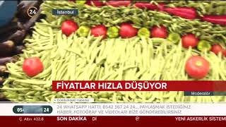 Pazarda fiyatlar nasıl? 24 Muhabiri Yavuz Oymak semt pazarında