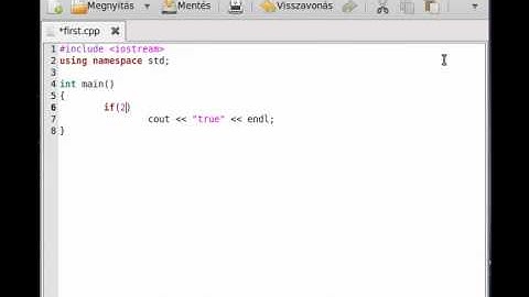C++ tutorial 5 - if statement (+simple expressions)
