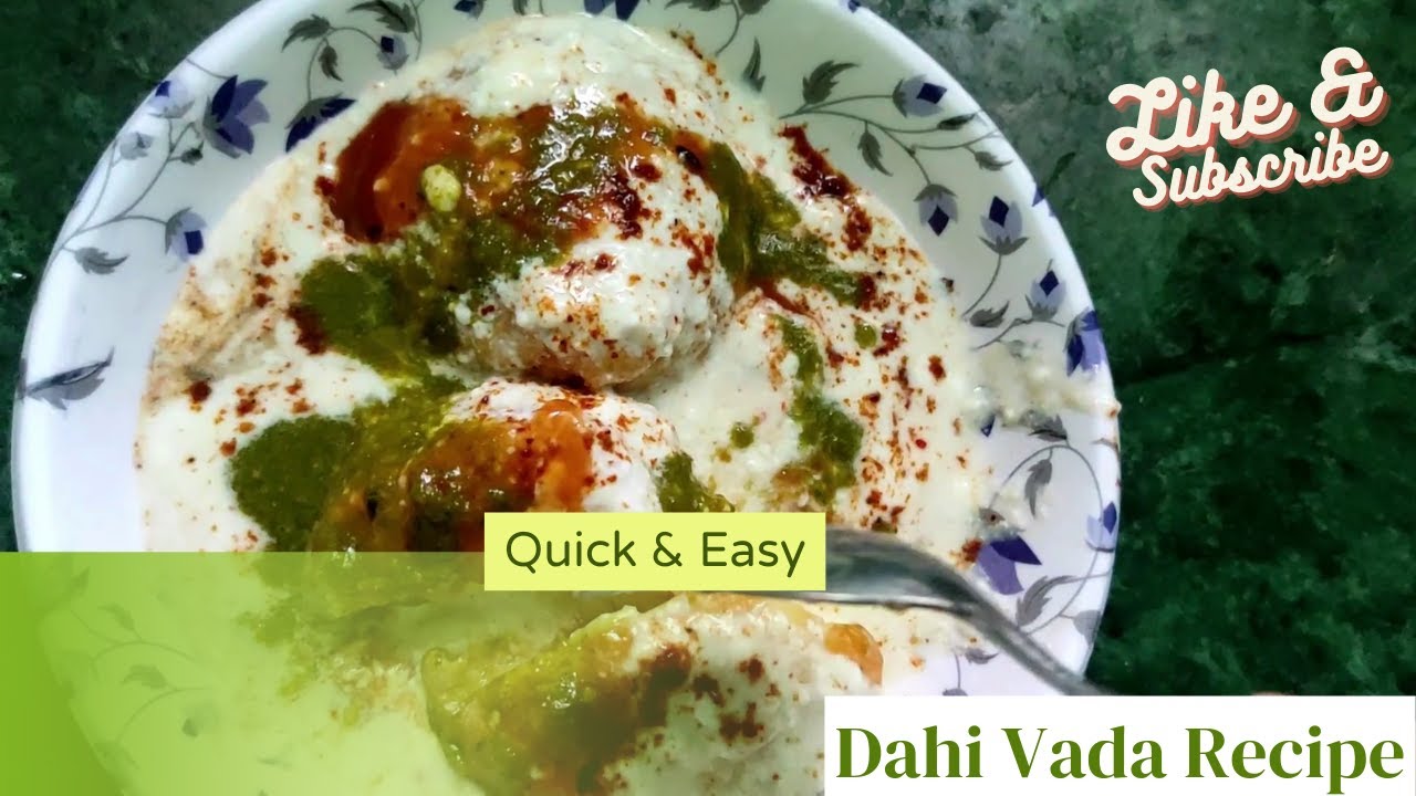 Dahi Vada - Quick & Easy Recipe | Puja Ki Journey