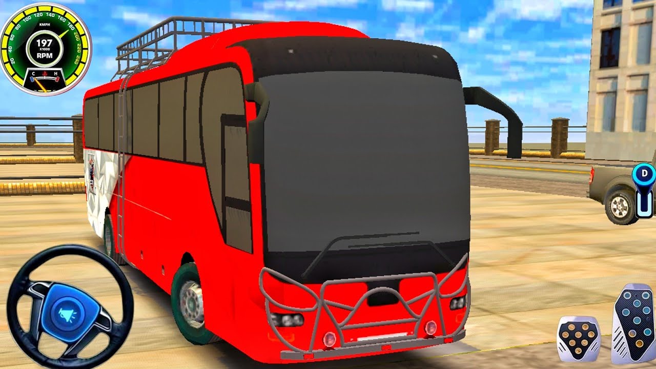 Offroad Coach Bus Simulator 2025: New Bus Driving Game! Android Gameplay