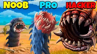 NOOB vs PRO vs HACKER - Death Worm