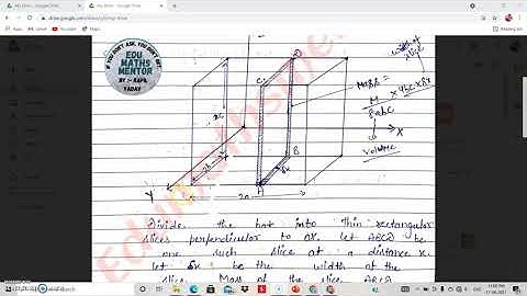Classical Mechanics/ Moment of Inertia of rectangular Parallelopiped (Lec-16)/ B.Sc/M.Sc Mathematics