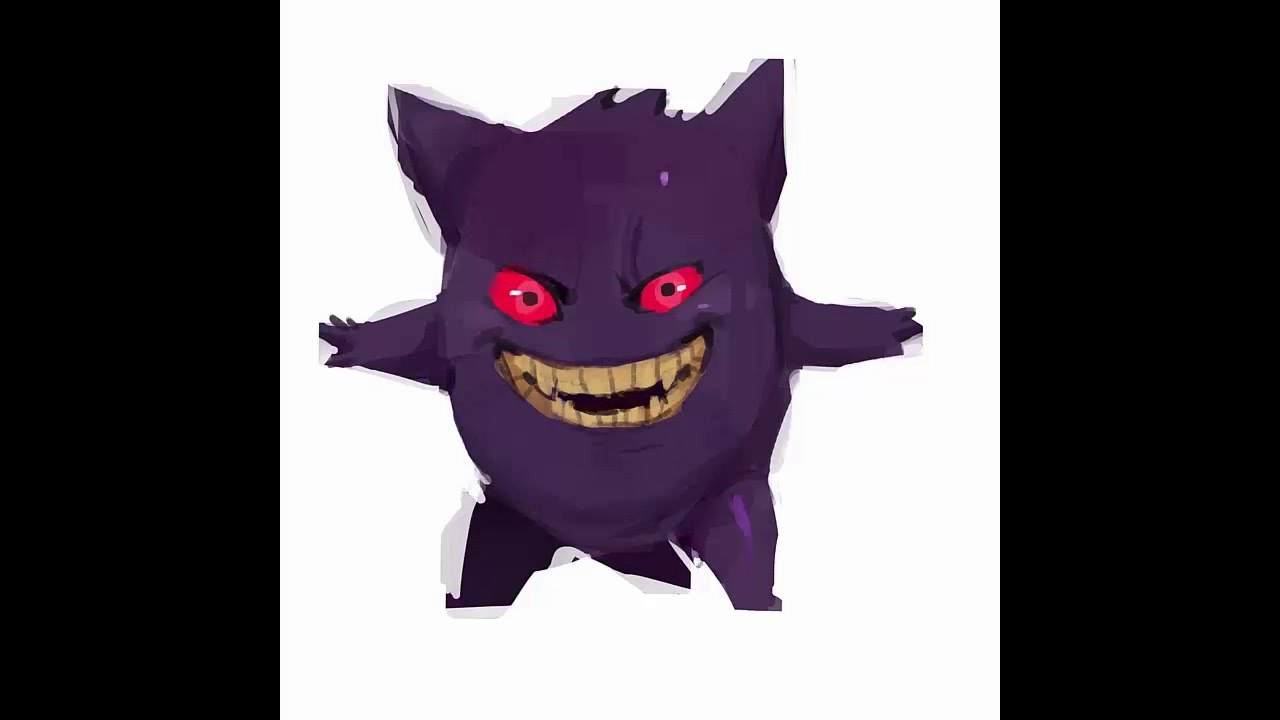 3D model Pokemon Gengar VR / AR / low-poly