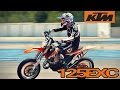 Je roule sur piste pour la premire fois   ktm 125 supermotard