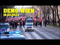 POLIZEIEINSATZ bei DEMO in WIENER Innenstadt