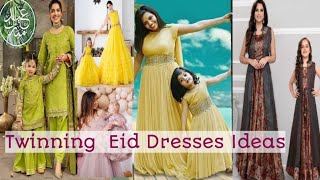 Mother daughter same dresses | Mommy Daughter twinning Dresses | Matching Dress Ideas For Eid